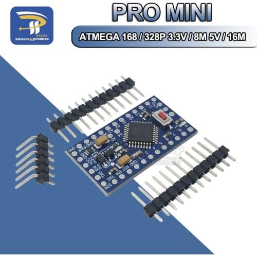 1PCS Pro mini Atmega328 Pro Mini 328 Mini ATMEGA328P 3.3V 8MHz 5V 16Mhz for Arduino Compatible Nano CP2102 FT232RL