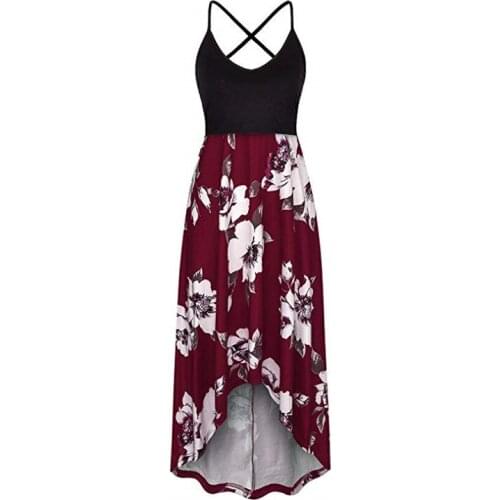 2019 maternity dresses Stitching Irregular Backless style pregnant maternity dress pregnancy dress maternity clothing Q0818