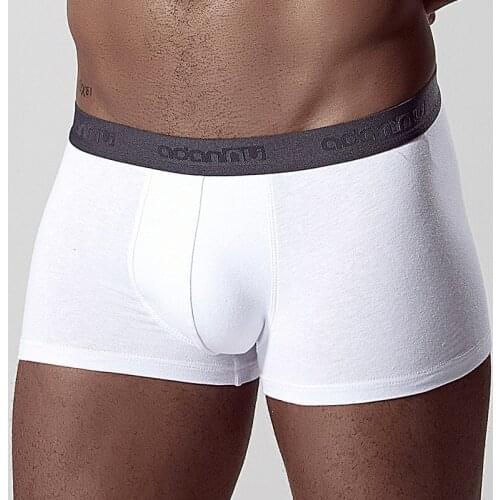 2020 ADANNU Brand Shorts Mens Underwear Soft Boxers Cotton Boxer Men Solid Boxer Shorts Boxers Mens underwear AD304
