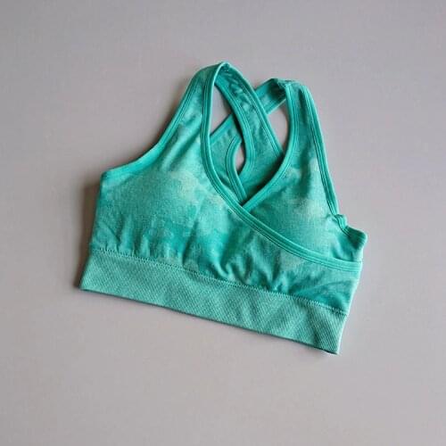 New Color Camo Bra Women Sports Bra Sexy Workout Bra Fitness Sports Wear for Women Gym