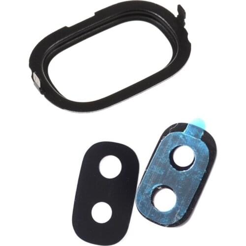 OEM Camera Frame Bracket with Cover Replacement For Samsung Galaxy J4 2018 SM-J400 Black Gold Color