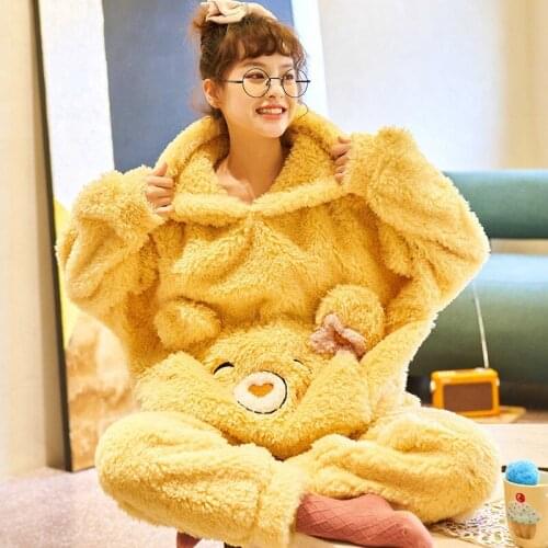 Oeny Womens Plush Pajamas
