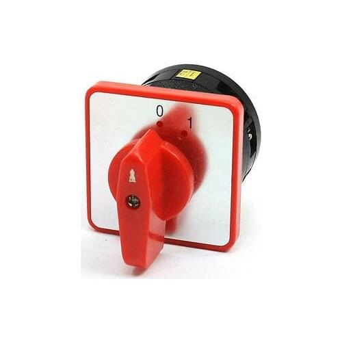 Panel Mounted ON/OFF 2 Position 6 Screw Terminal Changeover Switch