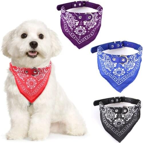 Pet Dog Puppy Cat Neck Scarf Fashion Small Dog Scarf Adjustable Pet Cat Collars Triangle Scarfs Neckerchief Bibs For Dog Pets