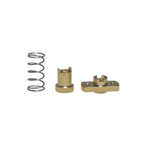 3D printer T8 trapezoidal screw brass copper nut anti backlash Spring Kit lead 8mm EliminationGap