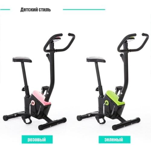 Exercise bike spinning bike household silent pedal factory wholesale fitness equipment gift ribbon bike