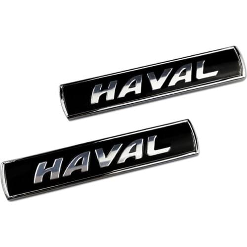 1 Pair Car Side Fender Sticker For Haval Emblem Badge For Korna H6 Sport M4 H6 H3 Silah H8 Tabanca H5 Coupe H7 H2 Auto Styling