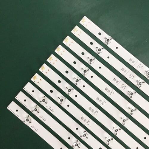 10PCS new 4+5LED STRIP LG-42INCH-AG15-B1 LG-42INCH-AG15-B2 LG-42INCH-AG15-C for K49J K49 U49 499mm