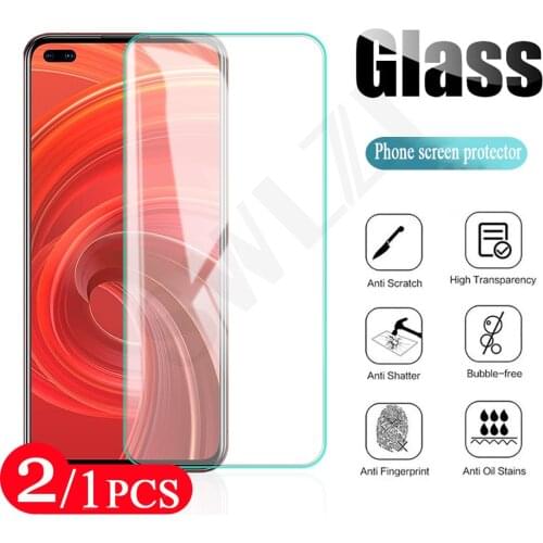 2-1Pcs for Realme 5 5i 5S 6 6i 6S 7 7i 8 5G X50 Pro X50m tempered glass phone screen protector protective film Glass smartphone