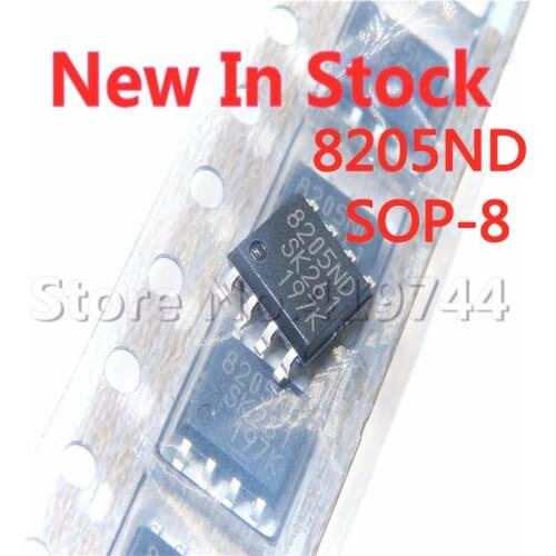 5PCS/LOT 8205ND SI-8205NHD-TL SMD SOP-8 LCD power chip IC In Stock NEW original IC