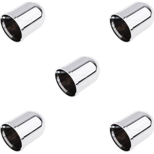 5x Chrome Plastic Tow Ball Bar Clean Protect Towbar Hitch Towball 50mm Car