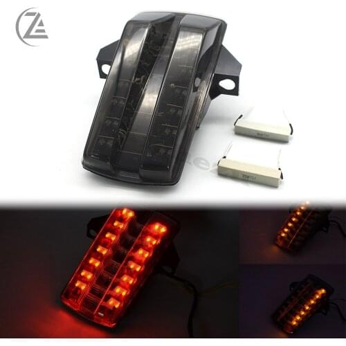 ACZ Motorcycle Integrated LED Rear Tail Light Turn Signals Lamp Blinker Indicator Assembly For Suzuki SV 650 SV650 2003-2008 New