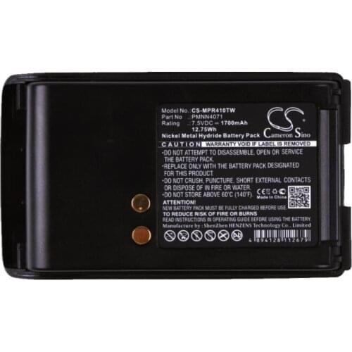 Cameron Sino 1700mAh battery for MOTOROLA A6 A8 BPR40 Mag One BPR40 PMNN4071 PMNN4071A PMNN4071AC PMNN4071AR