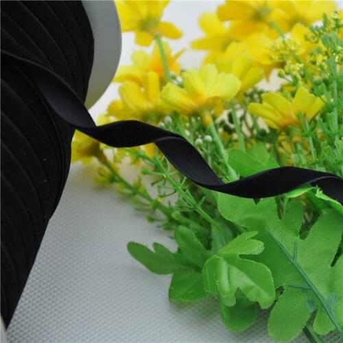 5Y Black Color 2/8"Velet Ribbon Craft/Wedding/sewing Free Shipping VR03-1