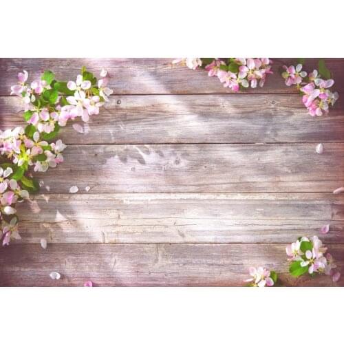 Flowers Wooden Boards Photography Backgrounds Customized Floral Food Pet Toy Baby Photographic Backdrops For Home Photo Studio