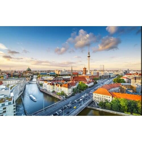 Berlin Tower The wooden puzzle 1000 pieces ersion jigsaw puzzle white card adult childrens educational toys