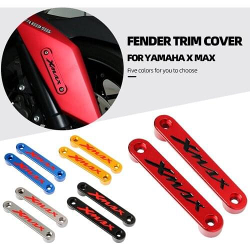 Motorcycle Aluminum Front Axle Coper Plate Decorative Cover For Yamaha Xmax 300 XMAX300 X-MAX
