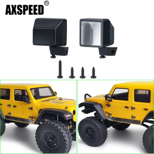 AXSPEED Simulation Rearview Mirror for Axial SCX24 AXI00002 1/24 RC Crawler Car Upgrade Parts Upgrade Modification Accessories