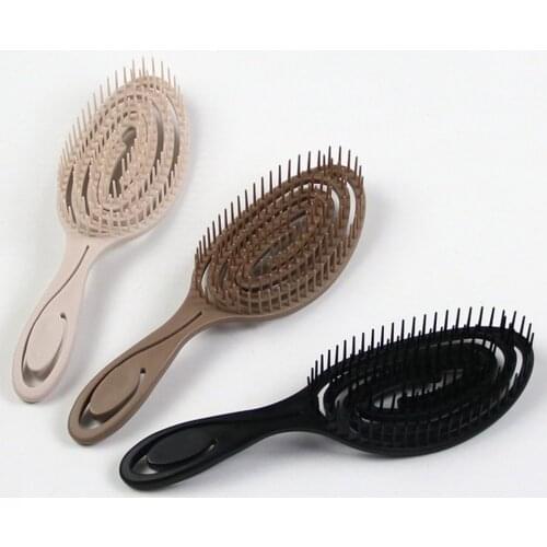 Curved Mosquito Coil Style Hair Massage Comb Air-cushion Comb Beauty Tool Sealed Bag Big Curved Comb