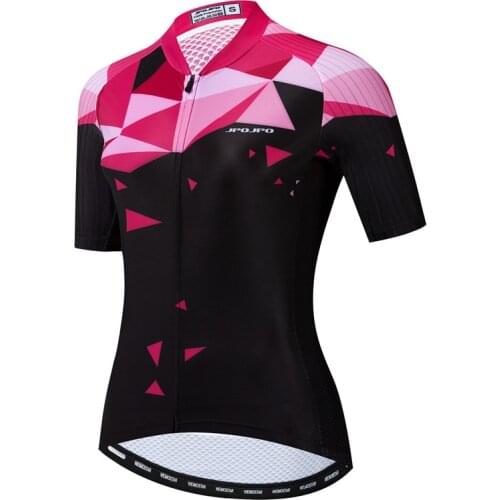 JPOJPO Top Quality Cycling Jersey Women Summer Pro Team Bicycle Clothes MTB Bike Jersey Quick Dry Cycling Shirt Maillot Ciclismo