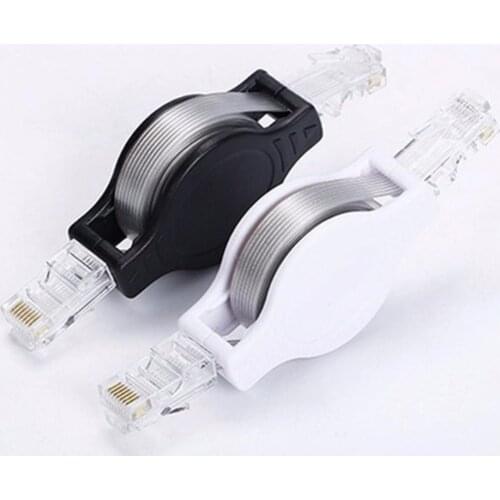 Network Extension Cable RJ45 Lancable Laptop Computer Internet Ethernet Adjustable Retractable Cable Wire