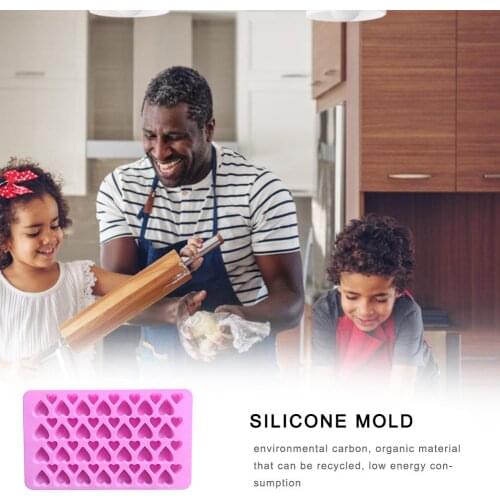 Creative 56 Grids Love Silicone Ice Cube Mold DIY Ice Cube Ice Box Chocolate Mold Ice Box Tray Popsicle Molds Spooky