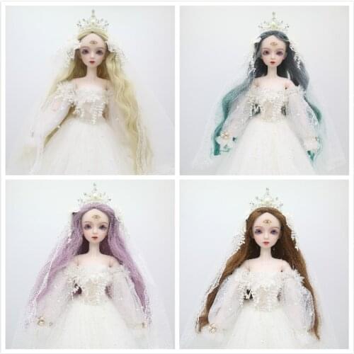 1/3 Female BJD doll Handmade customized Plastic fashion doll 56cm joint movable doll selling doll and clothes wig 311