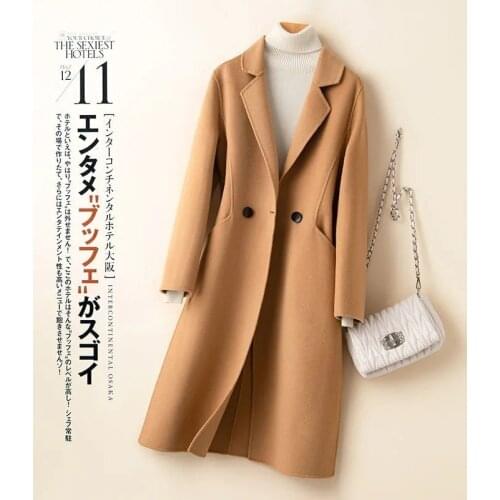LLLmwybiao Womens Camel Coats