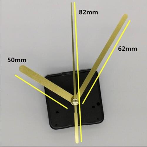 DIY Clock Mechanism Classic Hanging gold Quartz Watch Wall Clock Movement Parts Repair Replacement Essential Tools 18mm shaft