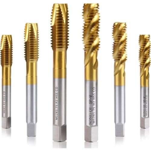 Top quality Cobalt containing apex machine tap tapping stainless steel special tapping screw tap m3 m4 m8 m10 m12 taper tin coat