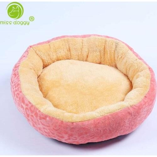 MISS DOGGY Soft Warm Pets Products Pet Cat Dog Beds Sofas Mats Warm Cotton Sleeping Mats Kennel Nest for Small Puppy Dogs