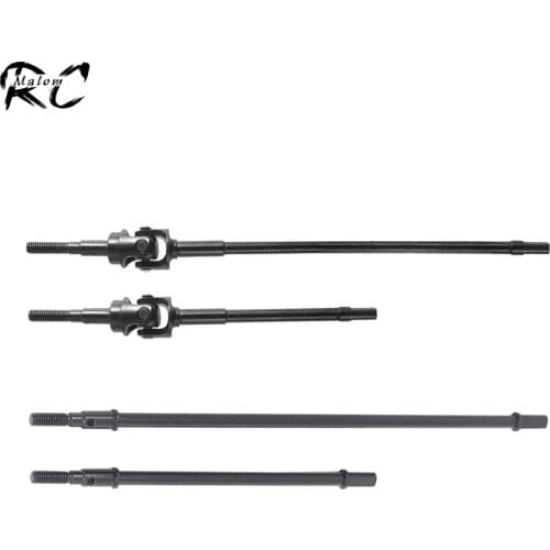 Hardened Steel AR60 OCP Axle Set Universal Joint Drive Shaft Rear Straight Shaft for 1/10 RC Rock Axial RR10 90053 Wraith 90018