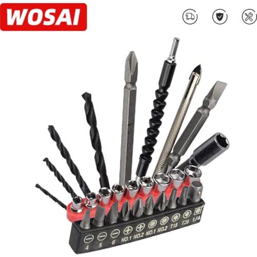 WOSAI 28pcs/set Drill Bit Set