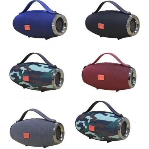 New Wireless Bluetooth Speaker E16 Outdoor Portable Support Handle/TF/USB/FM/AUX/two in series War drum Subwoofer Speaker