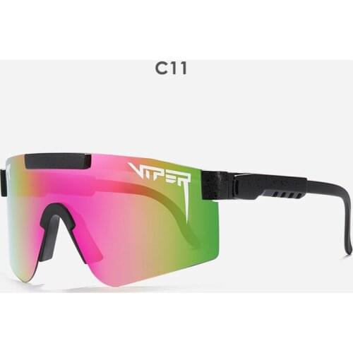 2021 new brand high-quality unisex Viper glasses sunglasses double wide-angle polarized lens TR90 frame UV400