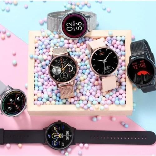 New Dt56 Fashion 1.2-inch Full Circle High-definition Screen Heart Rate and Blood Pressure Dial Customizable Smart Bracelet