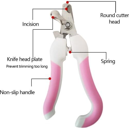 Professional Pet Cat Dog Nail Clipper Cutter Stainless Steel Grooming Scissors Clippers Claw Nail Scissors with Lock