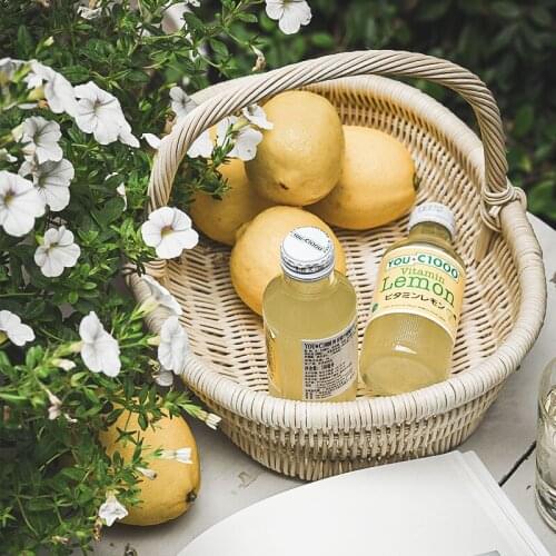 Pastoral Style Rattan Tableware Storage Basket Hand-Woven Kitchen Desktop Portable Vegetables and Fruits Small Basket Egg Basket