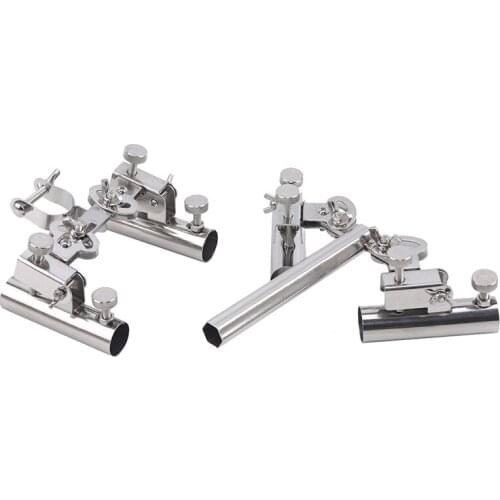 Stainless Steel Fishing Rod Stand Fishing Tools And Accessories Boat Rod Holder Rack Rod Pole Bracket Tool