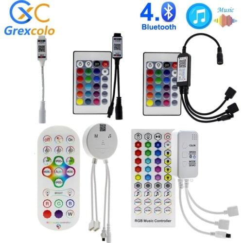 Bluetooth Music Controller DC12V RGB LED Strip 40Key IR Remote Controller
