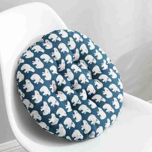 Printed Thicken Round Chair Cushion Cushions Home Decor Pillows Meditation Cushion Throw Pillows Office Chair Cushion Floor