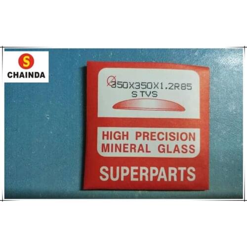 Assortment of 20 PCs Watch Crystal Domed Flat Back Magnified Mineral Glass Crystal 1.2mm Thickness