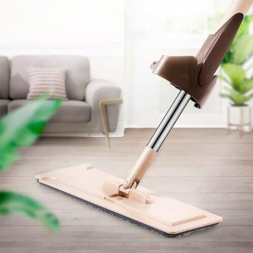YOREDE Self Cleaning Magic Mop Household Cleaning Products Home Tools For Wash Floor 360° Rotating Flat Mop For Cleaning Floors