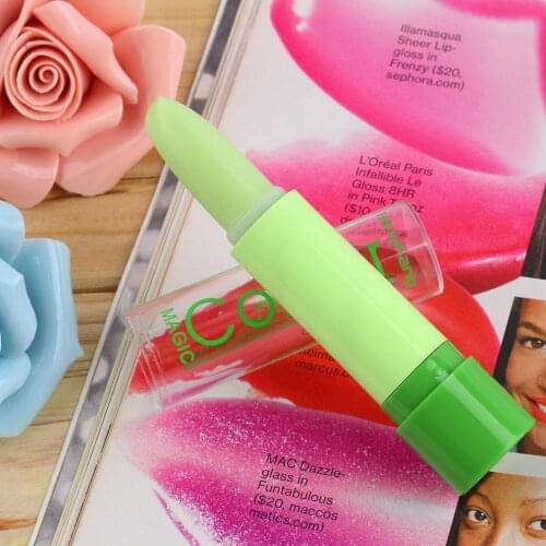1Pc HOT Magic Colour Temperature Change Color Lipstick Moisturizing waterproof anti-aging protection Lip Balm