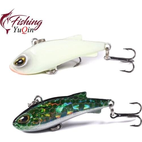 1pcs Sinking Mini VIB Fishing Lure 4cm 4g Vibration Artificial Baits Winter Ice Fishing Wobblers Bass Crankbait Fishing Tackle