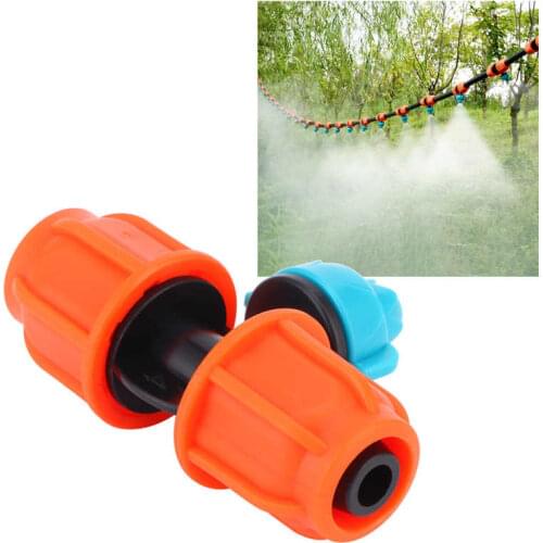 30Pcs/Bag 3 Way Misting Nozzle Irrigation Sprinkler Garden Watering Spray Head For 9/12 Hose