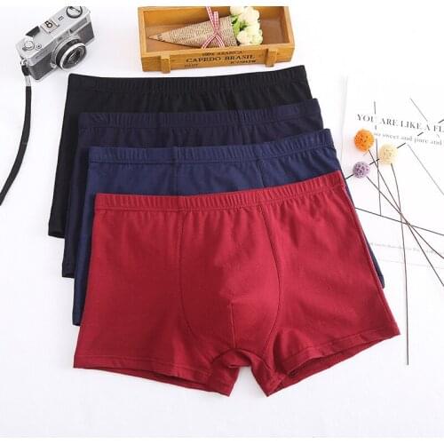 4pcs Men Boxer Underwear Cotton Mens Boxer Boxershort Panties Man Boxeur Homme Underpants Calzoncillo Hombre Boxer Hombre