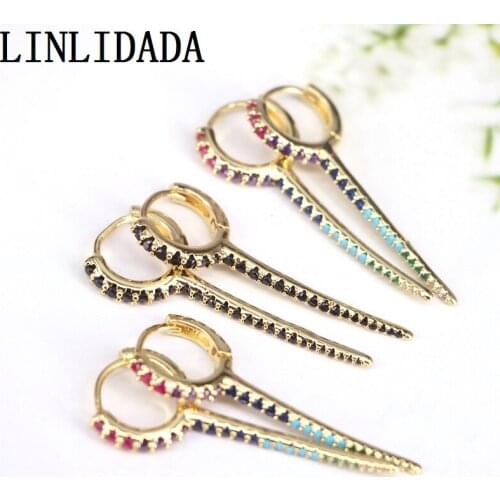 5Pair New Style Circle Earrings Huggie Hoop Earrings Gold-Color Vintage for Women 2020 Jewelry Gifts