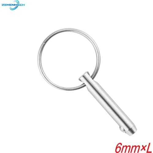 6mm 316 Stainless Steel Quick Release Ball Pin for Boat Bimini Top Deck Hinge Marine Hardware Boat Accessories Marine Grade Pin