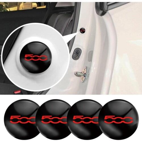 16Pcs/lot Car Door Shock Absorbing Gasket Car Trunk Sound Insulation Pad for Fiat 500 2001-2021 Car Accessories
